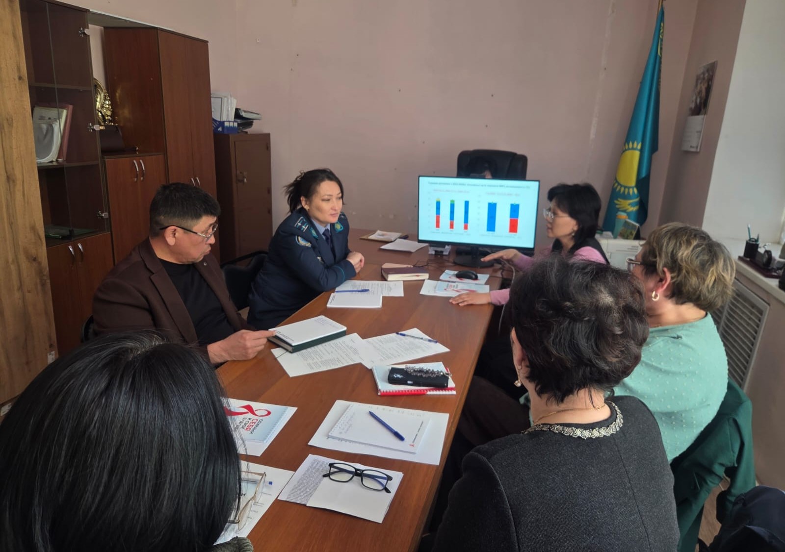 Ұлытау өңірінде АИТВ-ның алдын алу бойынша ведомствоаралық кеңес өтті